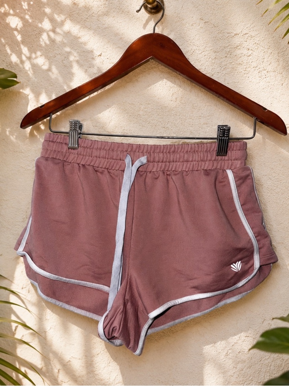 Forever 21 Pink Athletic Shorts with White Accents